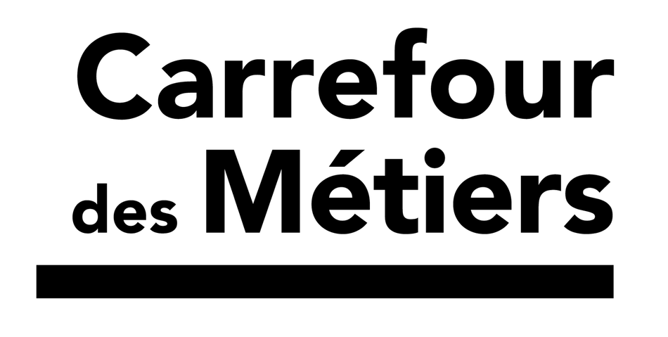 logo carrefour metiers noir